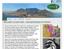 Tablet Screenshot of capemedleytours.co.za